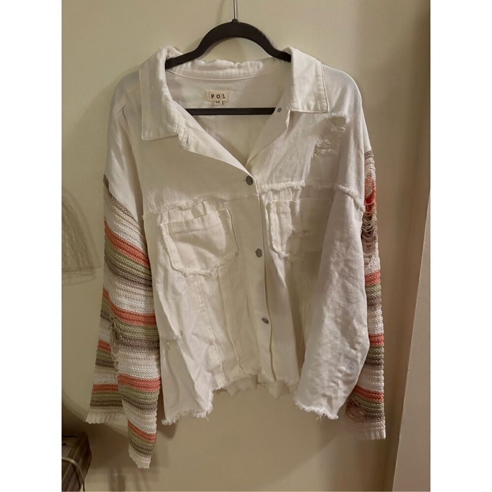 POL Distressed Jacket